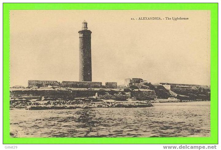 ALEXANDRIA, ÉGYPTE - LE PHARE - ÉDITION P.C.M.J. - PHEBUS - - Alexandria