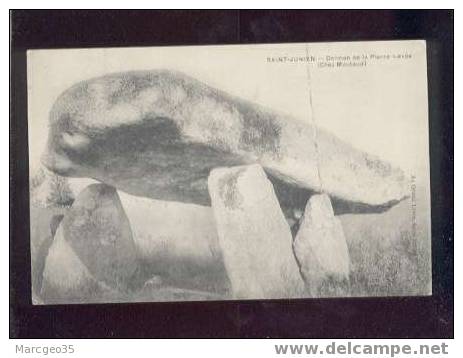 011662 Saint Junien Dolmen De La Pierre Levée Chez Moutaud édit.au Grand Livre Belle Carte - Saint Junien