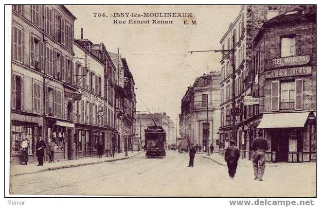 ISSY-les-MOULINEAUX  HAUTS DE SEINE  Rue Ernest Renan - Issy Les Moulineaux