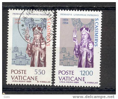 Vaticano 1984.-  YT Nº   749/50 - Oblitérés