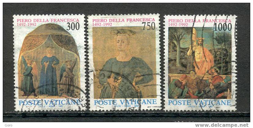 Vaticano 1992.-  YT Nº   926/8 - Usati