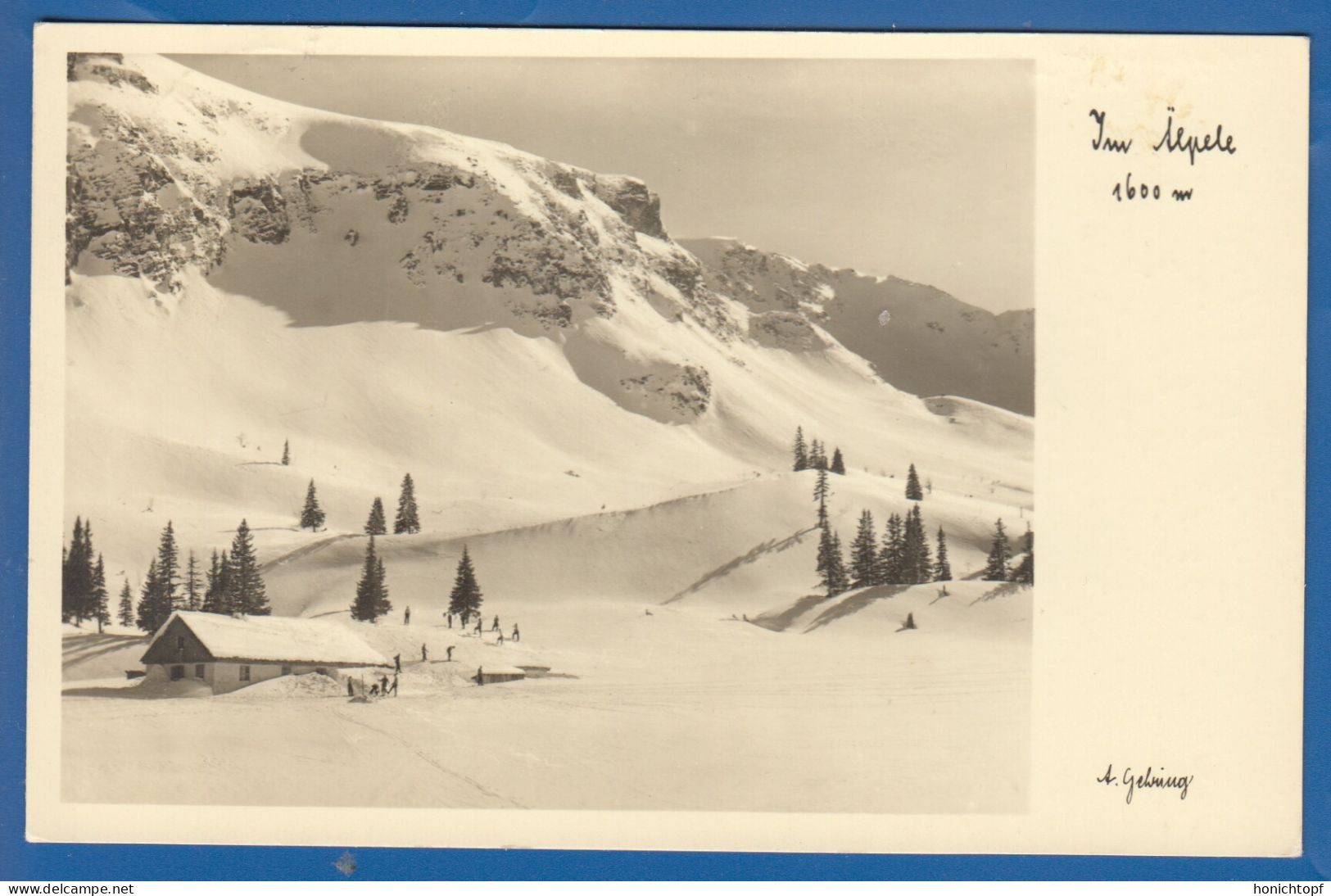 Österreich; Alpele; Wintersportplatz Tannheim I. Tirol; Alpen; Bergen; 1939 - Tannheim