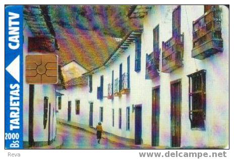 VENEZUELA 2000 B  COLONIAL OLD BUILDING JAJO VEN-058C  CHIP G-2  ED 03/95 1MORENO LOGO READ DESCRIPTION!! - Venezuela
