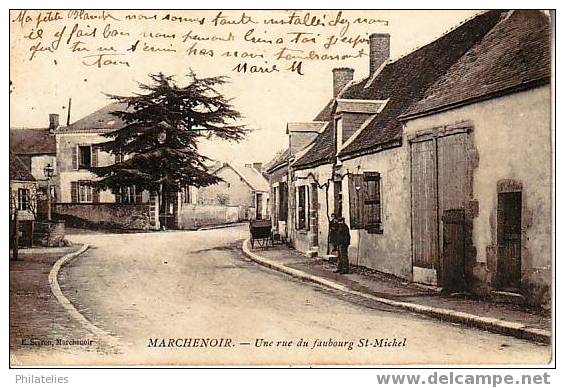 MARCHENOIR   630  HAB  1904   FAUBOURG ST MICHEL - Marchenoir