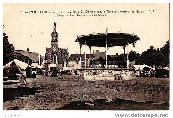 MONTOIRE   PLACE  CLEMENCEAU - Montoire-sur-le-Loir