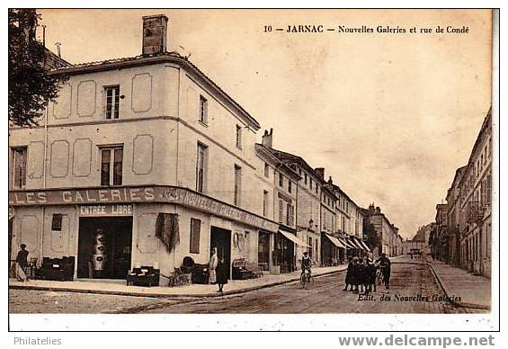 JARNAC   RUE DE CONDE NOUVELLES GALERIES - Jarnac