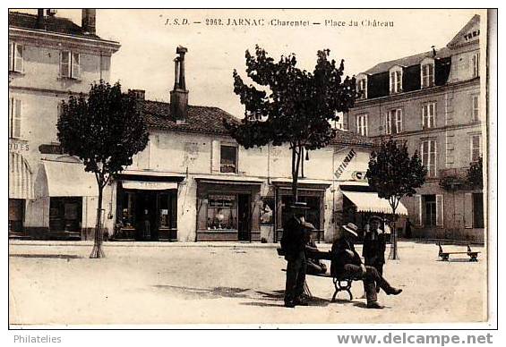 JARNAC    PLACE DU CHATEAU  1917 - Jarnac