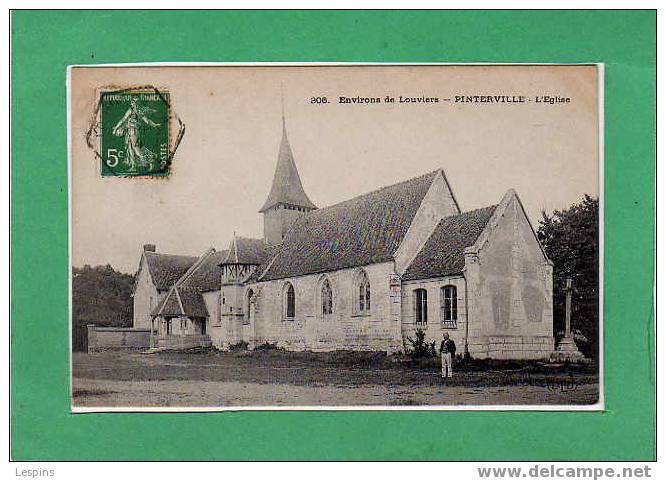 PINTERVILLE --  Environ De Louviers - L'Eglise - Pinterville