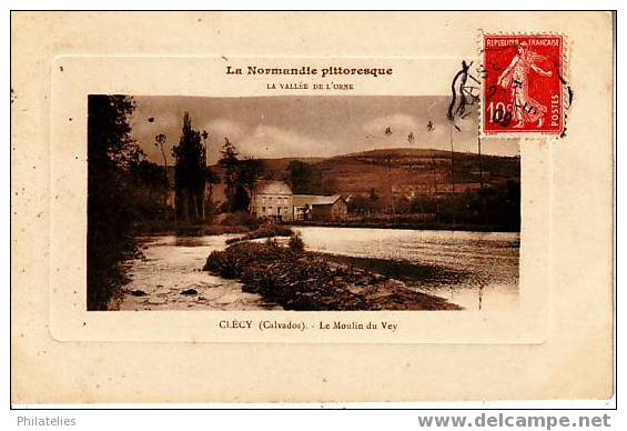 CLECY   MOULIN DU VEY 1909 - Clécy