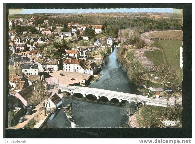 LA TRIMOUILLE - Le Pont Le Moulin Vue Générale ( Vue Aérienne COMBIER CIM 268 81 A) - La Trimouille