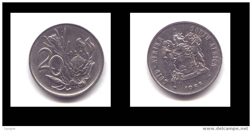 20 CENTS 1985 - Südafrika