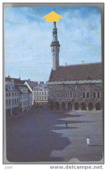 Estonia. 1993. Tallinn Town Hall. C-card (First Lot) - Estonia