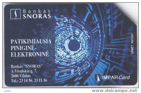 Lithuania. 1997. Snoras Bank - Lithuania