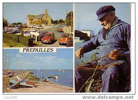 PREFAILLES  -  N° 352 -  3 Vues Sur Le Pays Et Le Port De SAINT GILDAS - Préfailles