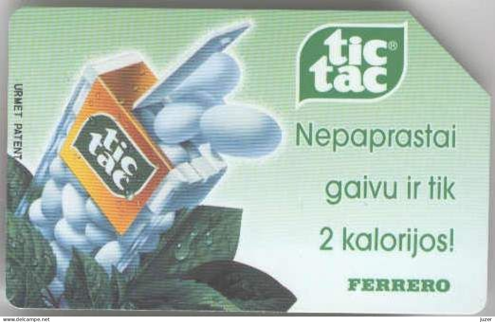 Lithuania. 1997. Ferrero Tic Tac - Lituanie