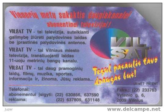 Lithuania. 1997. Vilsat Cable TV - Lituanie