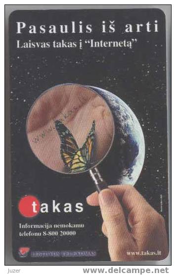 Lithuania. 1998. Takas (Butterfly And The Earth) - Lituanie