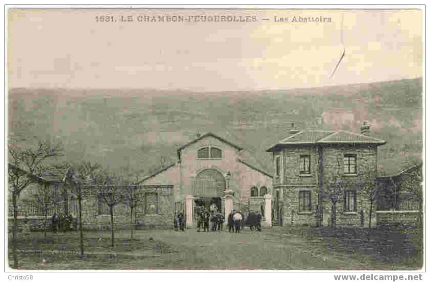 42  LE CHAMBON -FEUGEROLLES  Les Abattoirs   Animée - Le Chambon Feugerolles