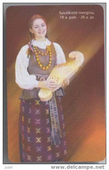 Lithuania. Woman In National Costume (Suvalkiete) - Lithuania