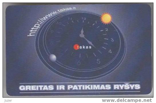 Lithuania. Takas (Clock) - Lituanie