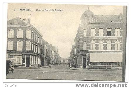 Sint-Truiden: Place Et Rue De La Station - Sint-Truiden