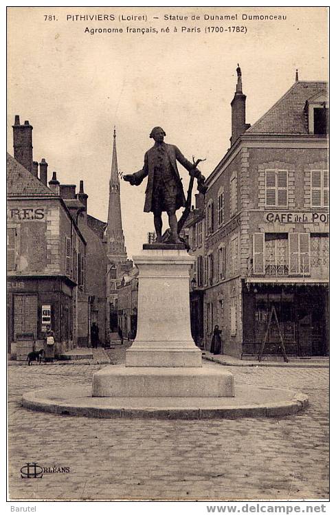 PITHIVIERS - Statue De Duhamel Dumonceau (Agronome Français Né à Paris - 1700~1782) - Pithiviers