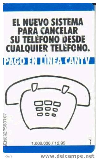 VENEZUELA 500 B  TELEPHONE CARTOON  AD CARD  VEN-117? CHIP G-2RED NOT LISTED  ED 12/95 1 MORENO LOGO READ DESCRIPTION!! - Venezuela