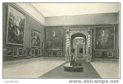 Exposition D´art Ancien "Le XVII Siècle" Palais Du Cinquantenaire Bruxelles 1910  La Grande Salle Van Dyck - Expositions Universelles