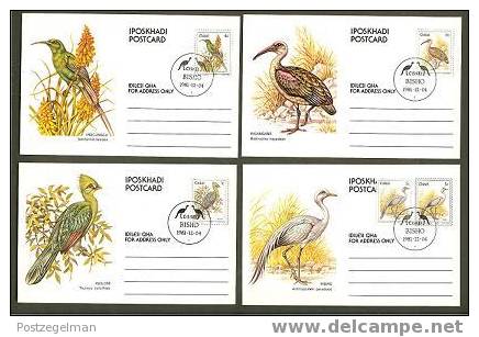 South Africa 1982 10 Postcards Birds Cancelled F544ABC - Birds