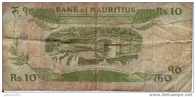 BILLET 10 ROUPIES - Mauritius