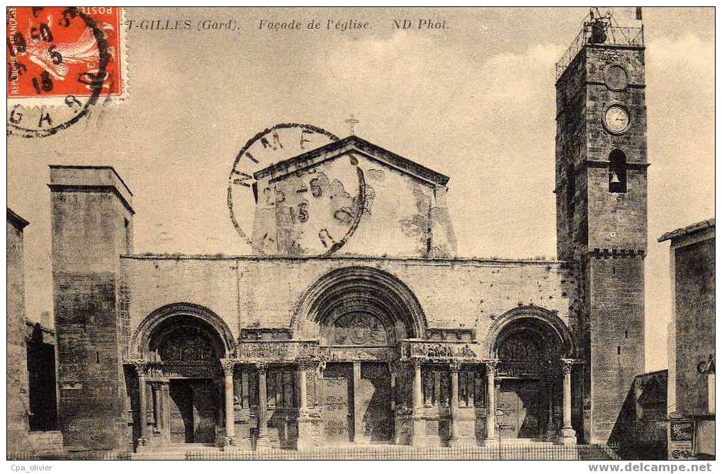 30 ST GILLES Eglise, Facade, Ed ND, 1913 - Saint-Gilles