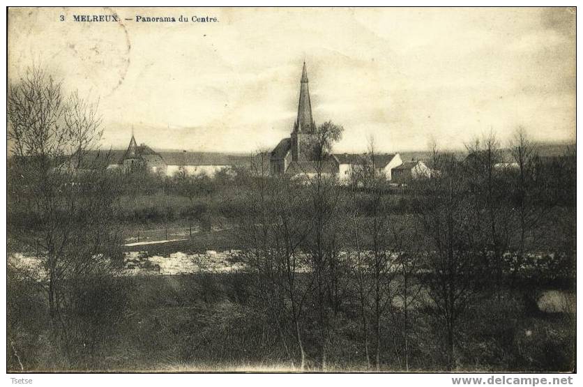 Melreux - Panorama Du Centre -1921 - Hotton