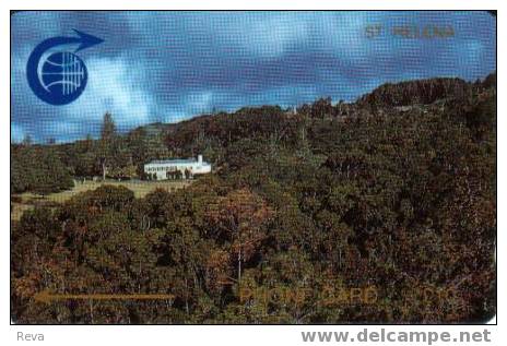 ST HELENA  10 £  PLANTATION  HOUSE  LANDSCAPE  CODE: 1CSHD  STH-04 - St. Helena Island