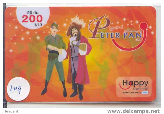 Télécarte Disney Thailand. Phonecard Disney Thailand - (109) Peter Pan - Disney