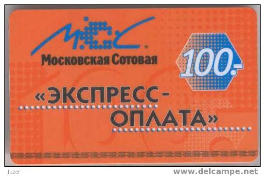 Russia. MSS: GSM Recharge Card - Russia