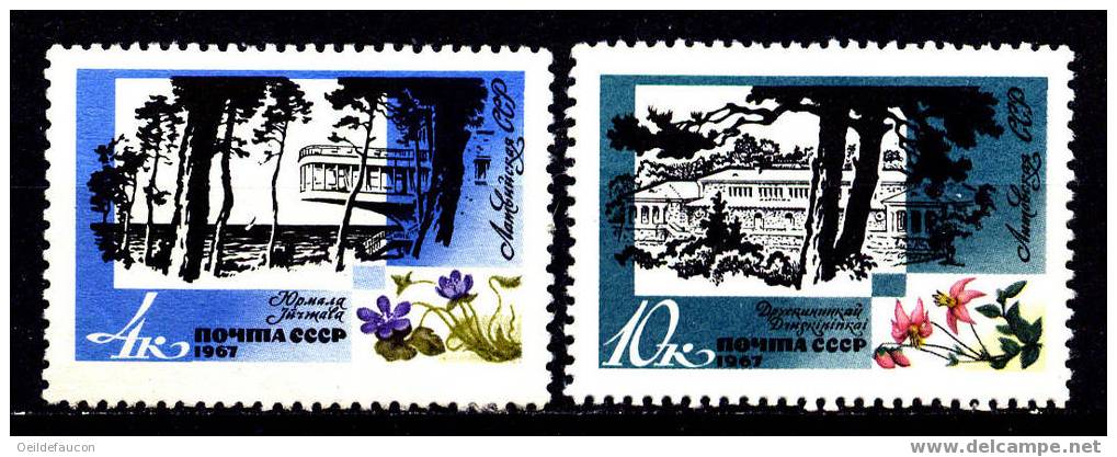 RUSSIE - Yvert - 3299 - 3301**  - Cote 0.90 € - Klimaat & Meteorologie