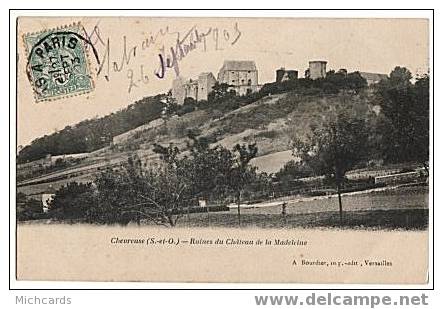 CPA 78 CHEVREUSE  - Ruines Du Chateau De La Madeleine - Chevreuse