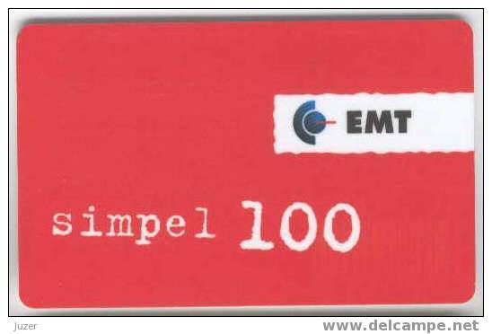 Estonia. EMT: SIMPEL Recharge Cards (1) - Estland