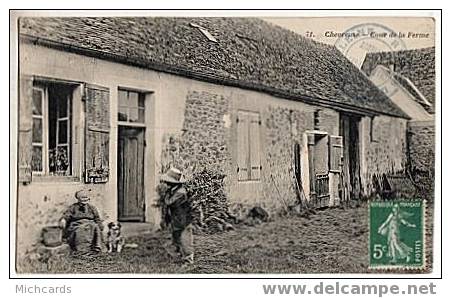 CPA 78 CHEVREUSE - Cour De La Ferme - Chevreuse