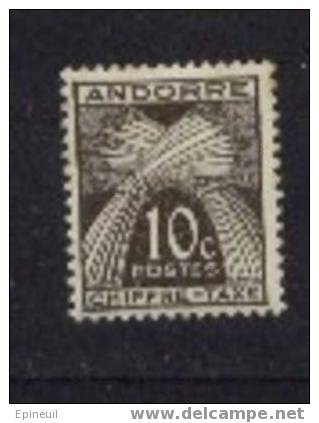ANDORRE * N° TAXE 21 YT - Unused Stamps