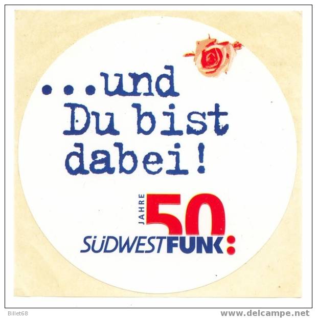 Autocollant  RADIO SUDWESTFUNK - Autocollants