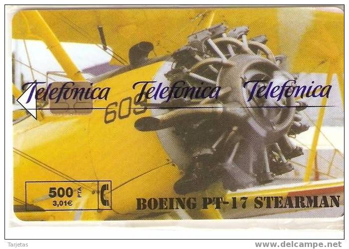 P-406 TARJETA BOEING PT-17 STEARMAN  DE TIRADA 7000 NUEVA-MINT - Privé-uitgaven