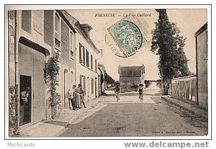 CPA 78 FRENEUSE - La Rue Gaillard - Freneuse