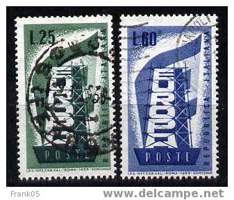 Italien / Italy / Italie 1956 Satz/set EUROPA Used/gestempelt - 1956
