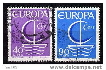 Italien / Italy / Italie 1966 Satz/set EUROPA Used/gestempelt - 1966