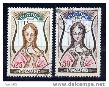 Monaco 1963 Satz/set EUROPA Gestempelt/used - 1963