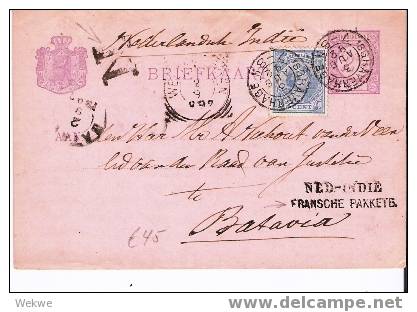 Nl236/ NED.-Indie Fransche Pakketb. – Sehr Saubere Stempelung – 1892 - Niederländisch-Indien