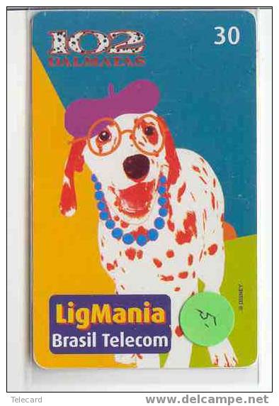 Télécarte Disney Brasil. Phonecard Disney Brasil 102 Dalmatians (5) - Disney