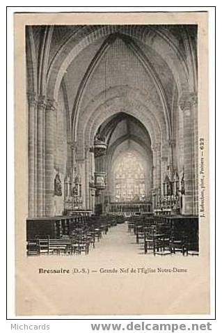 CPA 79 BRESSUIRE - Grande Nef De L Eglise Notre Dame - Bressuire