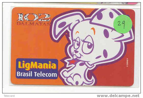 Télécarte Disney Brasil. Phonecard Disney Brasil 102 Dalmatians (29) - Disney